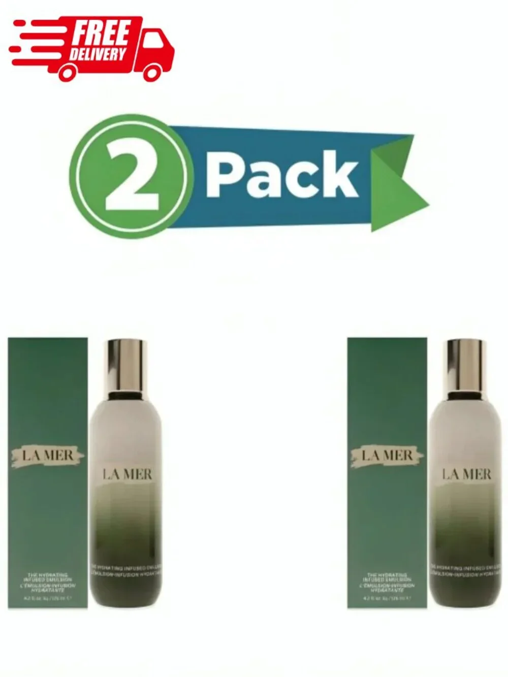 La Mer Hydrating Infusion Serum 4.2oz Deep Moisture Face Treatment NIB 2X